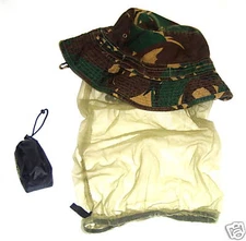 NATO ISSUE MOSQUITO HEAD NET army olive military spec midge insect mesh fishing