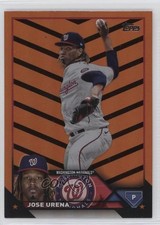 2023 Topps Update Orange & Black Foil Jose Urena José Ureña #US68 ut4