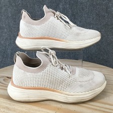 Sofft Trudy Sneaker Shoes Womens 8.5 M Lace Up Low Knit Mesh White SF0098404
