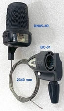 microSHIFT DN85-3R, Twist Grip Shifter, Shimano Nexus Compatible