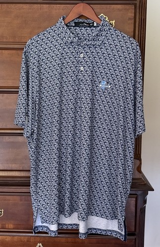 RLX Ralph Lauren Golf Polo Shirt Motorcycle Performance XL North Daniel Island