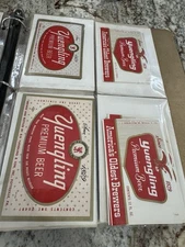 Vtg Original Yuengling Beer Bottle Labels & Some Shenandoah Labels