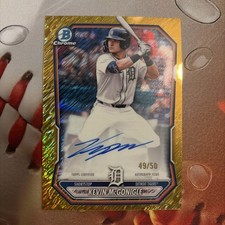 2026 Bowman Kevin McGonigle Chrome Prospect Auto Gold Shimmer Refractor /50