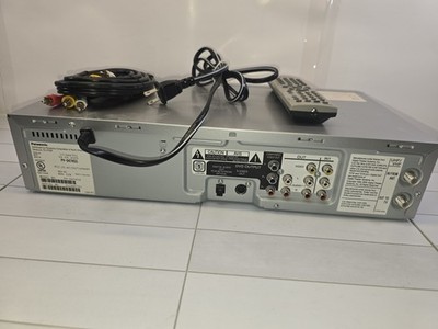 Panasonic PV-D4745 4 Head VHS/DVD Combo w/ Remote! AV Cord **READ