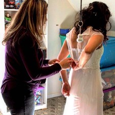 White David  s Bridal DB Studio Dress Size 4