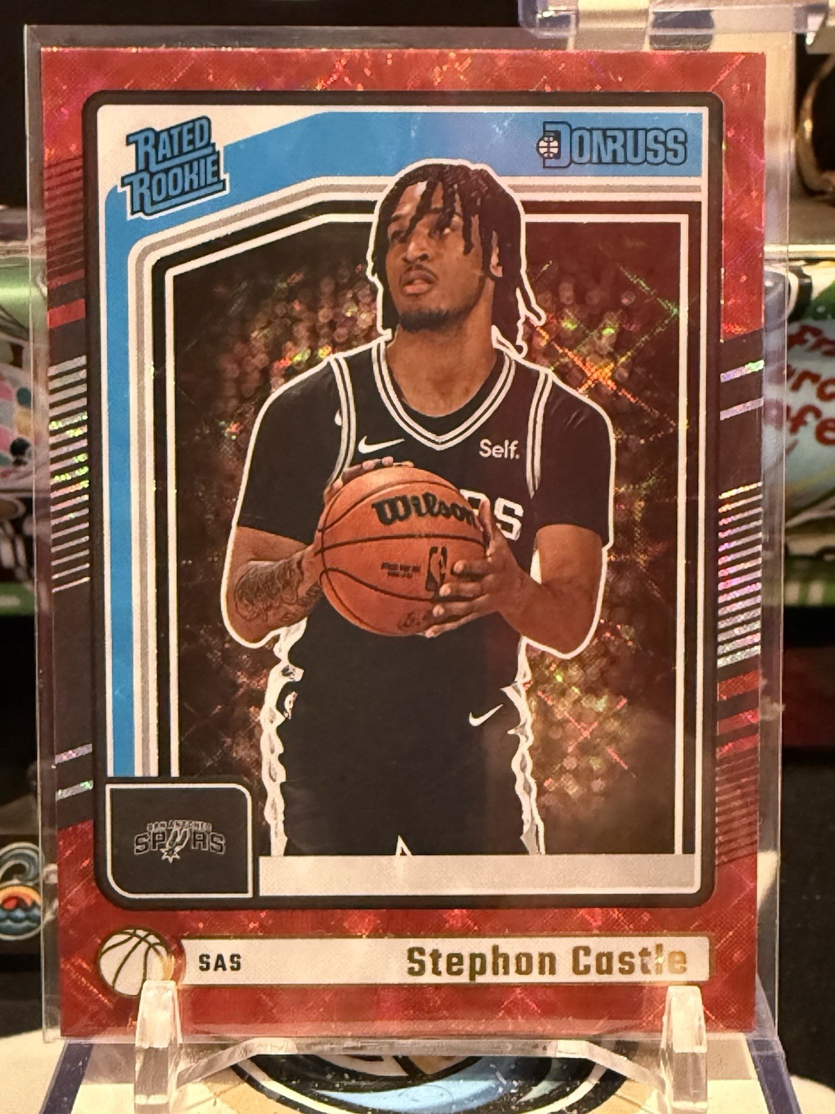2024-25 Donruss International Stephon Castle Rated Rookie RC #244 Spurs JW