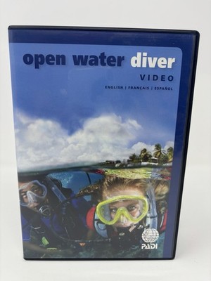 PADI Open Water Diver Video DVD 2 Disc Set English/Spanish/French