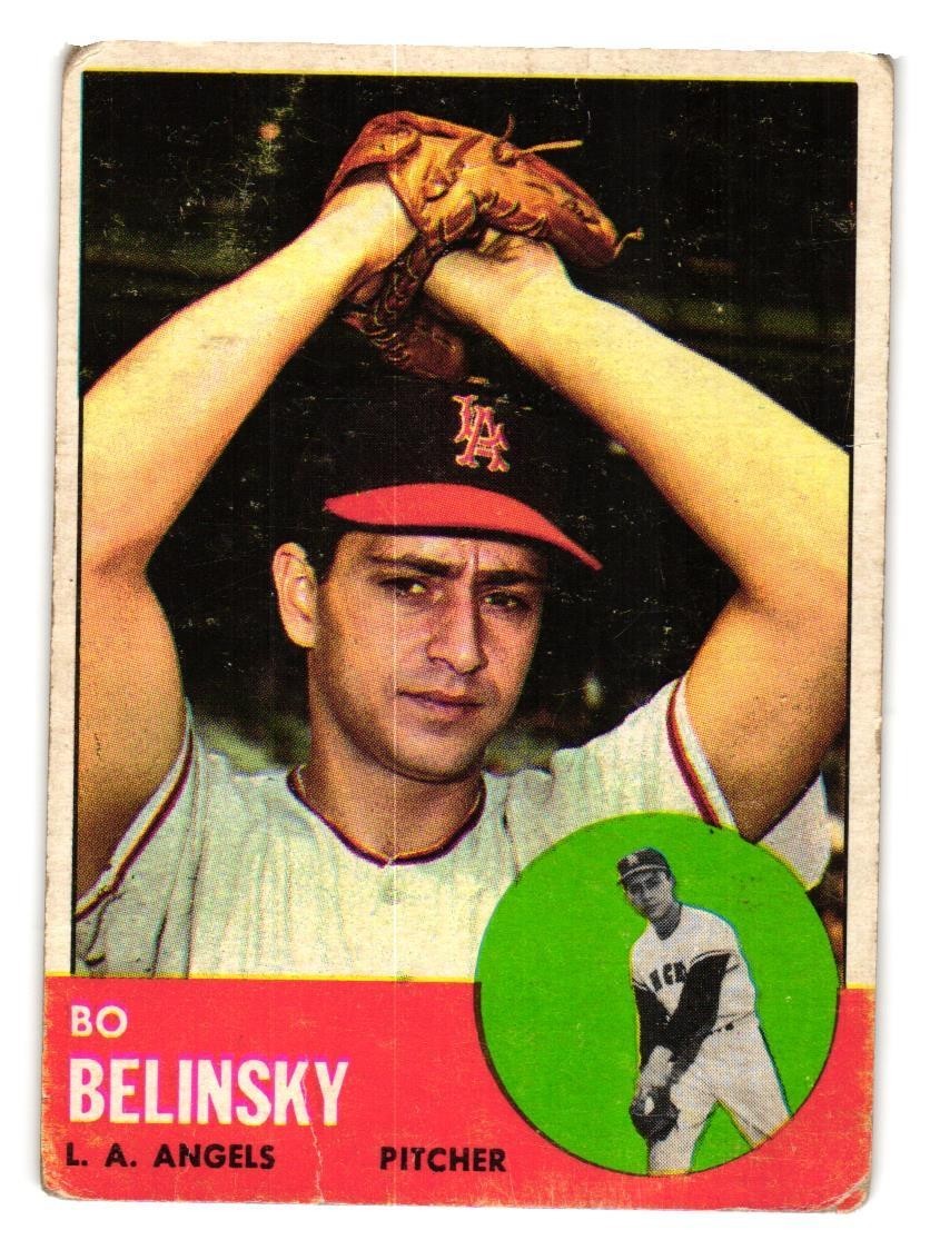 1963 Topps - #33 Bo Belinsky
