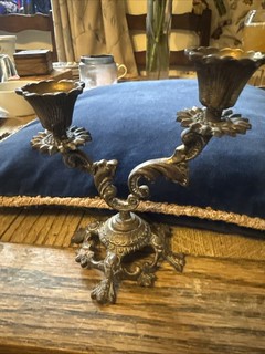Vintage Candlestick With Great Patina And Design