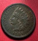 1891 US Indian Head Cent! Choice AU Details! SHARP! Old US Coin!