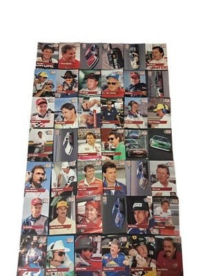 1991 Pro Set Winston Cup Lot Of 38 Cards