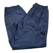 Vintage 90s Nike Gray Tag Swoosh Windbreaker Track Pants Mens XL Blue Cargo