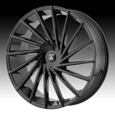 Asanti Black Label ABL18 Matar Gloss Black 20x8.5 5x112 / 5x120
