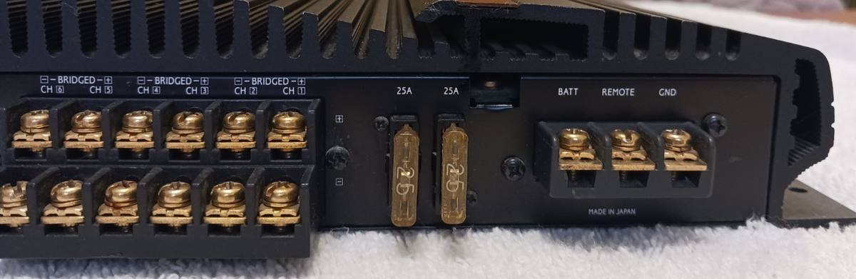 Old School Alpine 3566 Sound Quality 6 Channel Amp Made in Japan