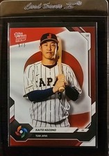 2026 Topps Now Team Japan WBC Kaito Kozono Red Parallel To 5 Card JP12