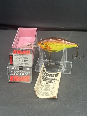 Rapala Risto Rap RR-7 HM Deep Runner Crankbait Bass Fishing Lure New in Box NOS