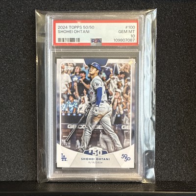 Shohei Ohtani 2024 Topps 50/50 HR #100 PSA 10 Gem Mint | eBay