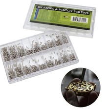1 Box Stainless Steel Watch Mini Screw Assortment Repair Glass Watch Back