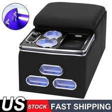 Rear Bench Seat Organizer Truck Seat Car Center Console Universal with 7 Colors