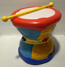 Leap Frog Learn & Groove Alphabet Drum English Spanish Music Sounds Lights