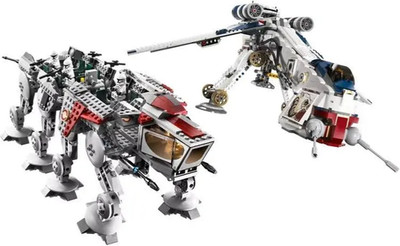 Republic Dropship 10195 mit AT-OT Walker Star Wars inkl.Figuren 1758 Teile