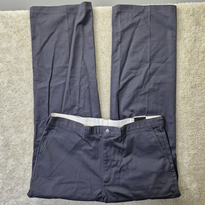 DICKIES Pants Premium Industrial Work Cargo Mens 38/34 Gray Cotton