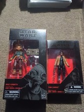 Hasbro The Black Series Star Wars Finn  Jakku  & Maz Kanata Figures 2015