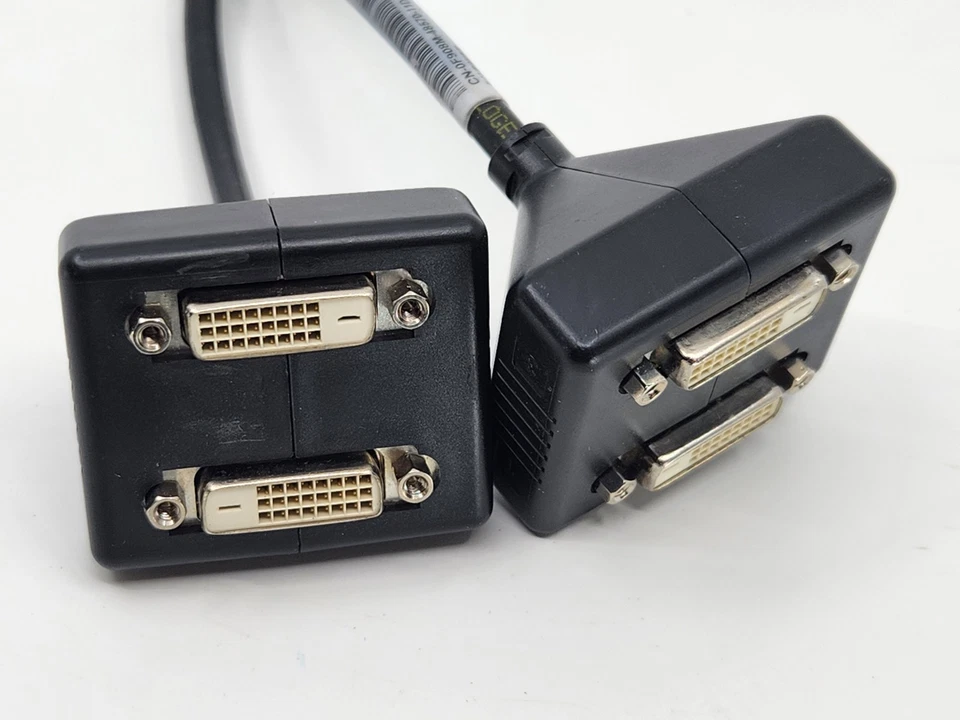 Cable divisor NVIDIA Amphenol VHDCI a Quad DVI CN-0F908M-48570 Spectra-Strip Foto 2 de 4