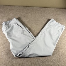 Nike Golf Pants Mens 34x30 Gray Dri-FIT Tour Performance Khakis Microfiber