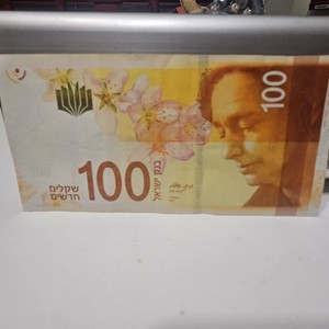 Uncirculated Israel Bank of Israel 100 New Shekels Banknote Serial 0280139167