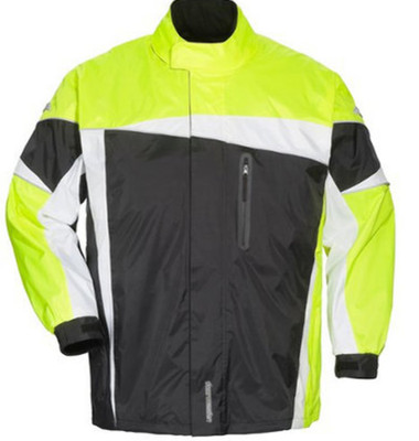 Tour Master Defender 2.0 Waterproof Rainsuit Black/Hi-Vis Size MED 8790-0213-05