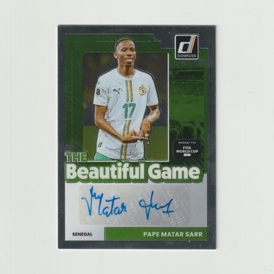 Pape Matar Sarr 2025-26 Panini Donruss Road to FIFA World Cup 26 Autograph