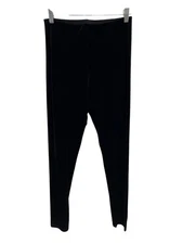 Commando Perfect Control Velvet Legging Size XL Pull On Solid Black Contemporary