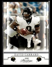 2008 Playoff Prestige #45 David Garrard Card Jacksonville Jaguars