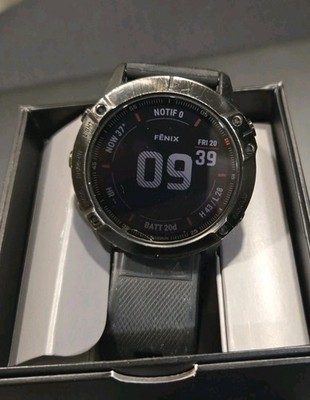 Used Tested Garmin fenix 6X Pro GPS Watch
