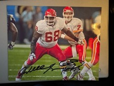 Will Shields Signed 8x10 Hof Kansas City Chiefs Photo NFL AUTOGRAPH