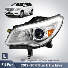 For 2013-2017 Buick Enclave Hidxenon Headlight Wo Afs Wbulb Driver Left Side For 2013-2017 Buick Enclave Hidxenon Headlight Wo Afs Wbulb Driver Left Side