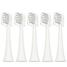 Replacement Toothbrush Heads Compatible with TAO 1 Count Pack of 5 , Whit