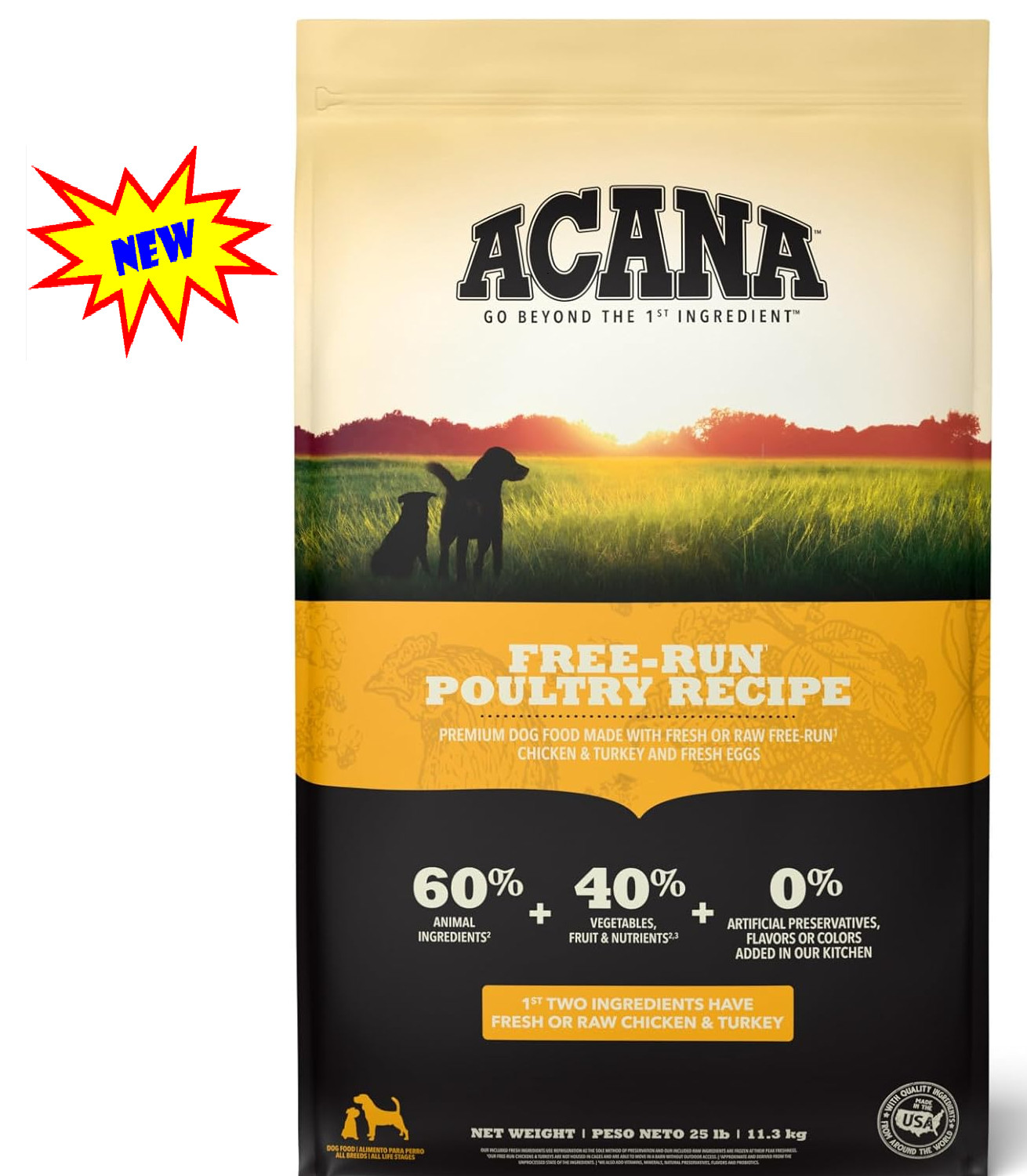 Free Run Poultry Recipe - 25lb Bag - New