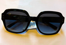 Tory Burch TY714SU 1326T3 56/21 Large Square Black Frame Gray Tinted 140