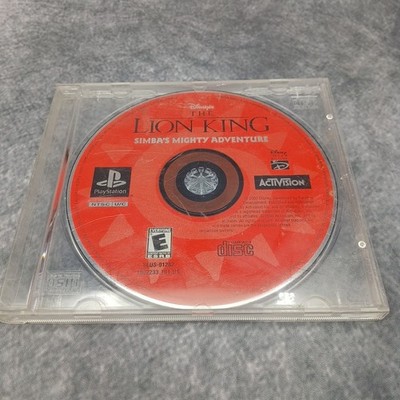 The Lion King: Simba's Mighty Adventure PS1 Sony PlayStation 1 Disc Only -Tested