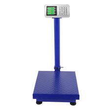 661lbs Electronic Platform Scale Heavy Duty Folding Stainless Steel LCD