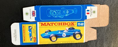 Matchbox #52 B.R.M. Racing Car '68-'70 Type F Repro Box | eBay