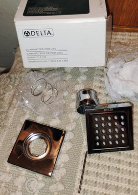 #ad DELTA 50150 Body Spray with H2Okinetic Technology chrome incomplete $35.00