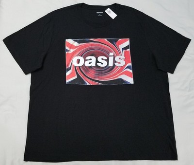 Oasis Swirl English Rock Band Old Navy shirt size 2XL NEW | eBay
