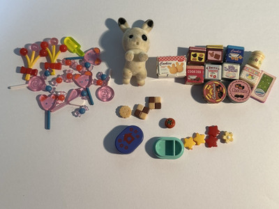 Viele Sylvanian Families Küche Lebensmittel Zubehör Konvolut Calico Critters