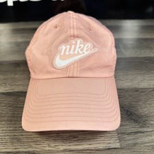 Nike Washed Cap / Heritage 86 Futura Relaxed Hat / Woman  s Pink White