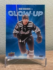 2025-26 Upper Deck Series 2 Glow-Up Nico Hischier #GU-6 New Jersey Devils