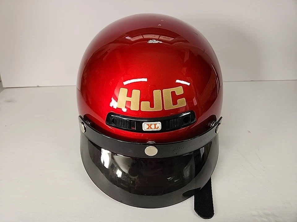 Casco y parasol HJC rojo caramelo para motocicleta o cuádruple aprobado por el DOT talla XL Foto 2 de 4