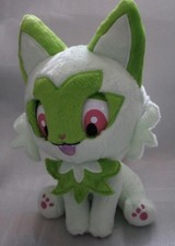 Pokemon Sprigatito Talking Plush Doll Stuffed Toy Takara Tomy 2023 Japan Used